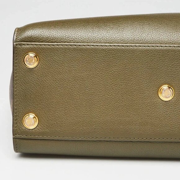 Louis Vuitton Laurel Leather And Monogram Canvas On My Side Bag - Picture 9 of 11